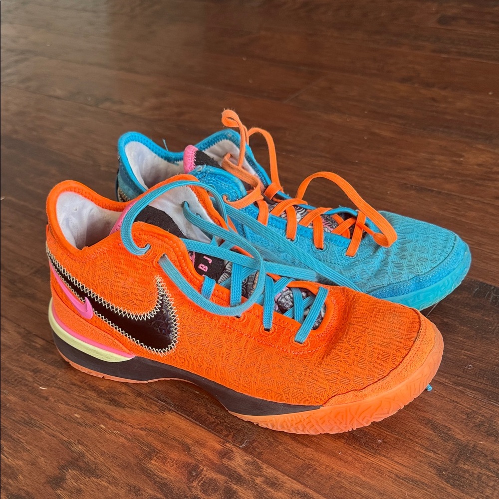 Nike Zoom Lebron NXXT Gen Blue/Orange Basketball Shoes